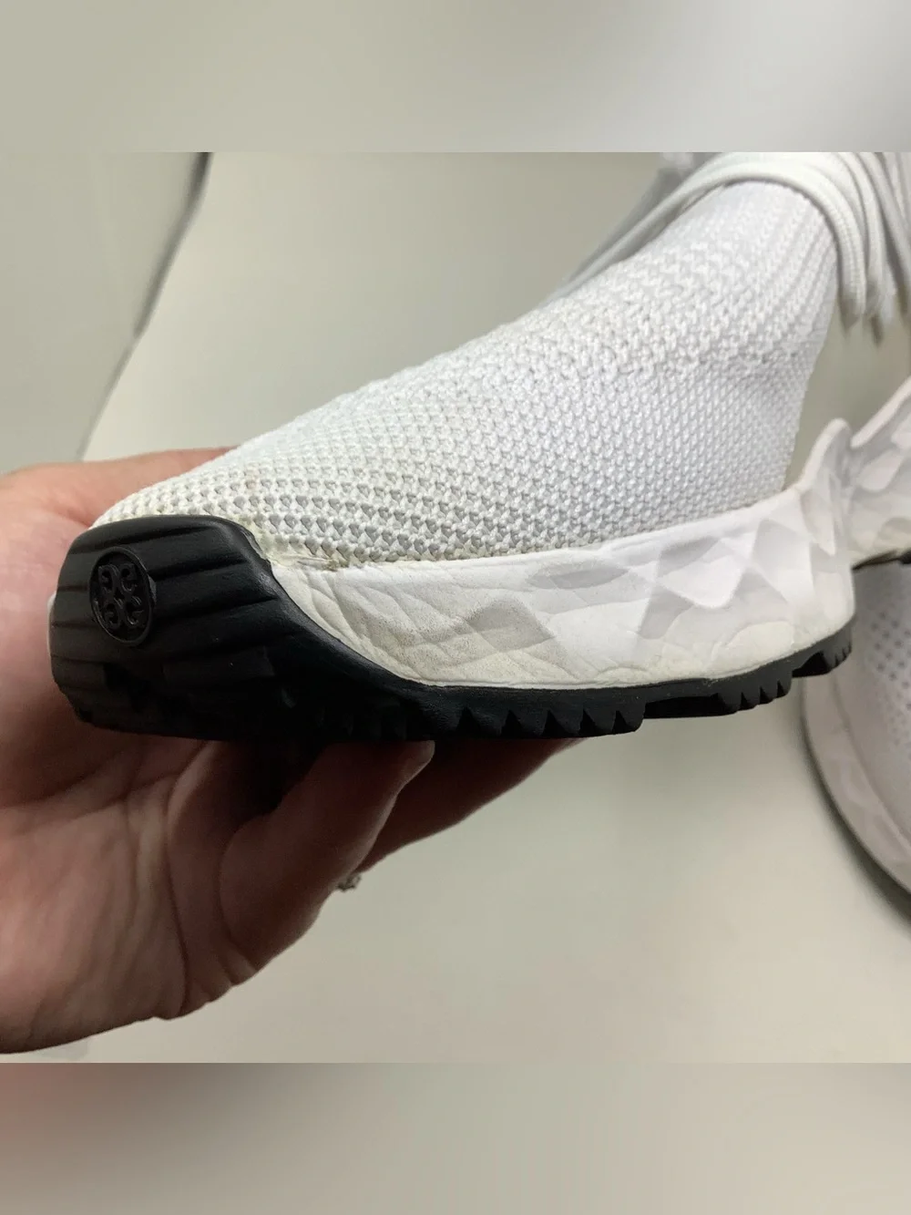 G/Fore White MG4.1 Knit Spikeless Golf Shoe Size 11